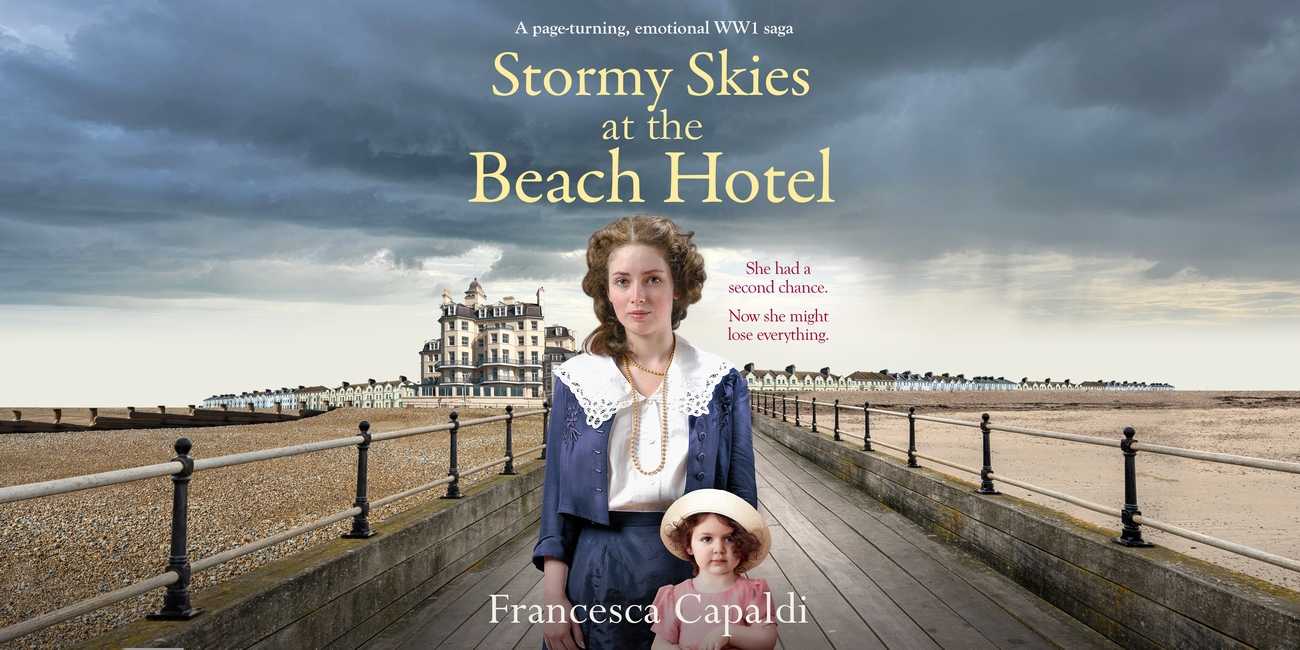 Stormy Skies at the Beach Hotel by Francesca Capaldi